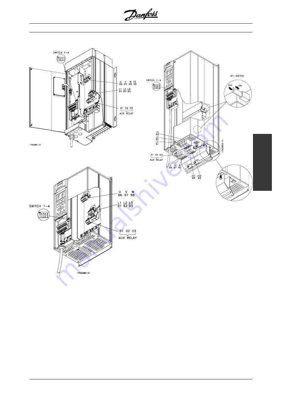 Danfoss VLT 8000 AQUA series Скачать руководство пользователя страница 65