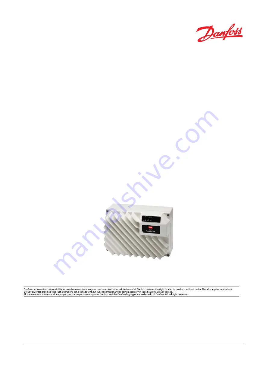 Danfoss vlt fcd 302 Design Manual Download Page 92