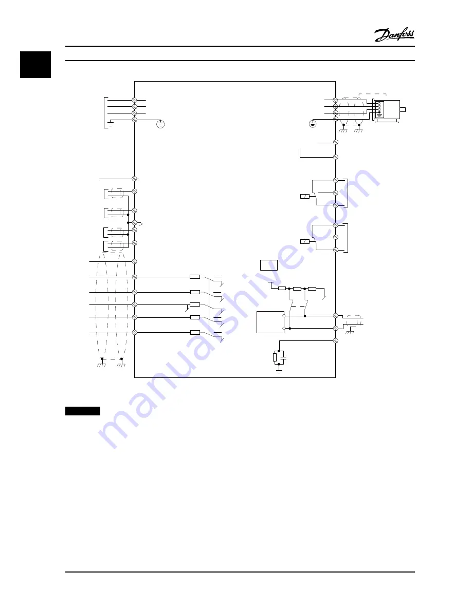 Danfoss VLT HVAC Basic Drive FC 101 Скачать руководство пользователя страница 22