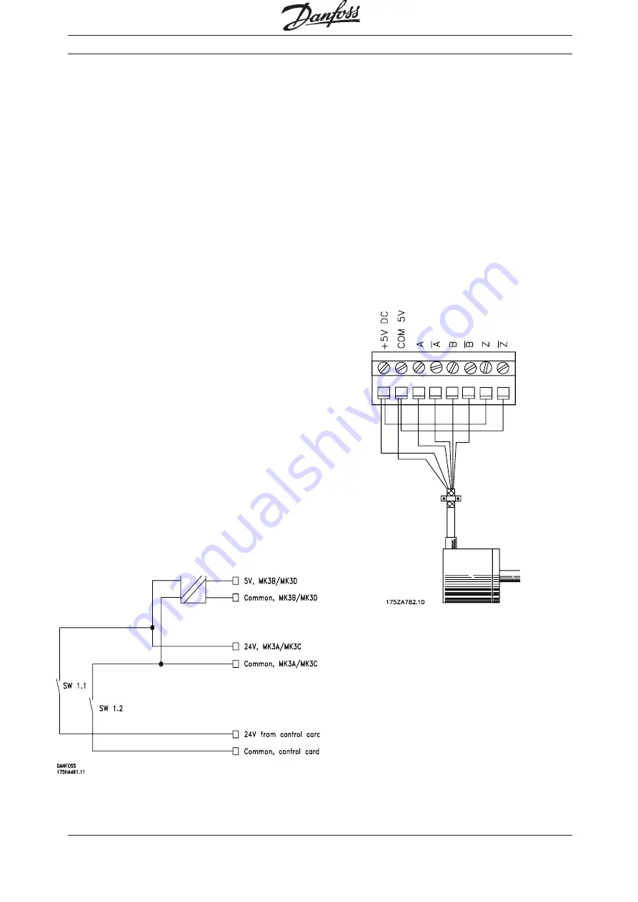 Danfoss VLT5000 SyncPos Operating Instructions Manual Download Page 13