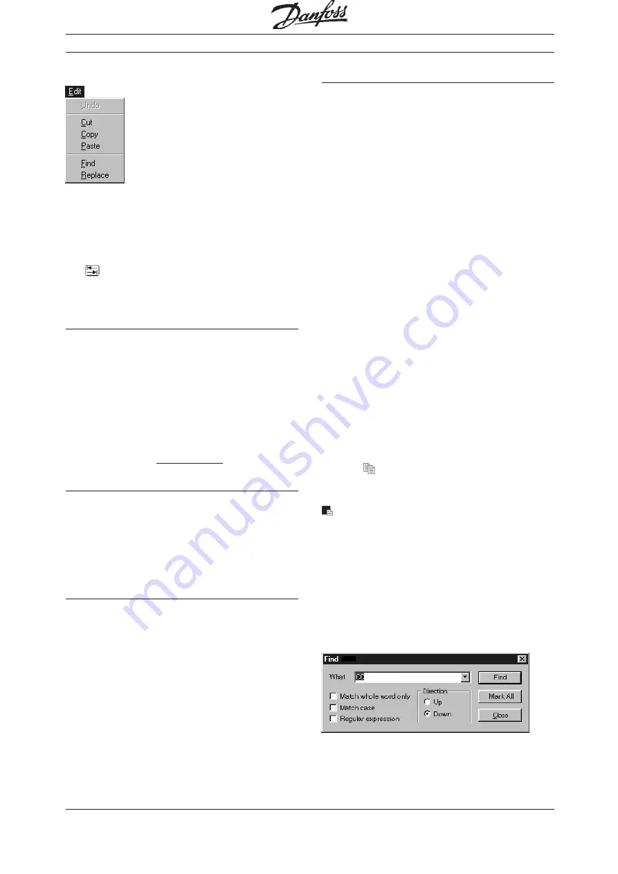 Danfoss VLT5000 SyncPos Operating Instructions Manual Download Page 54