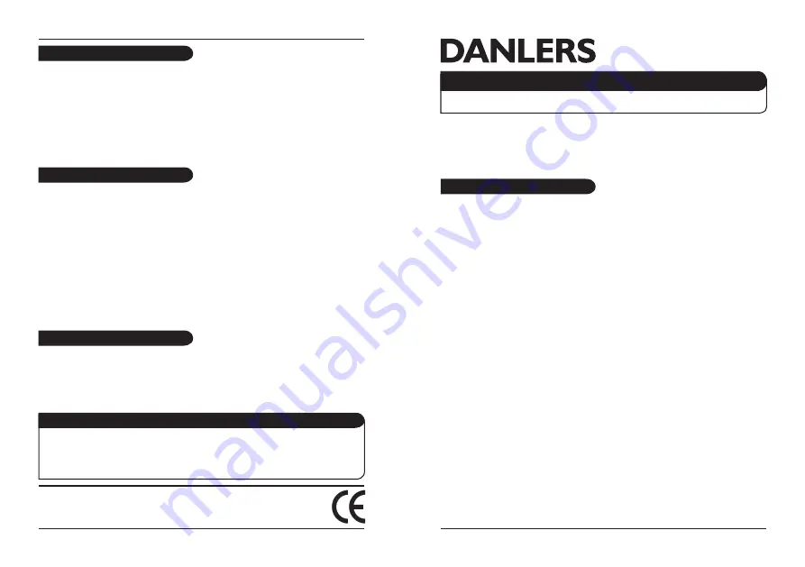 DANLERS TWSW Installation Notes Download Page 1