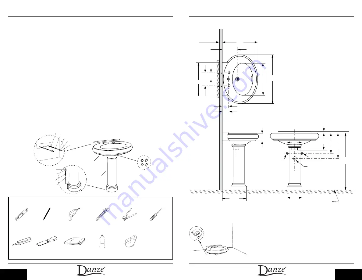 Danze Orrington DC016028 Installation Instructions Manual Download Page 7