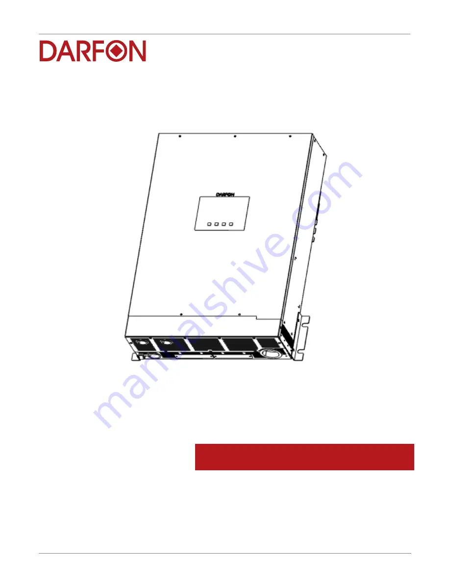 Darfon H5000 Installation Manual Download Page 1