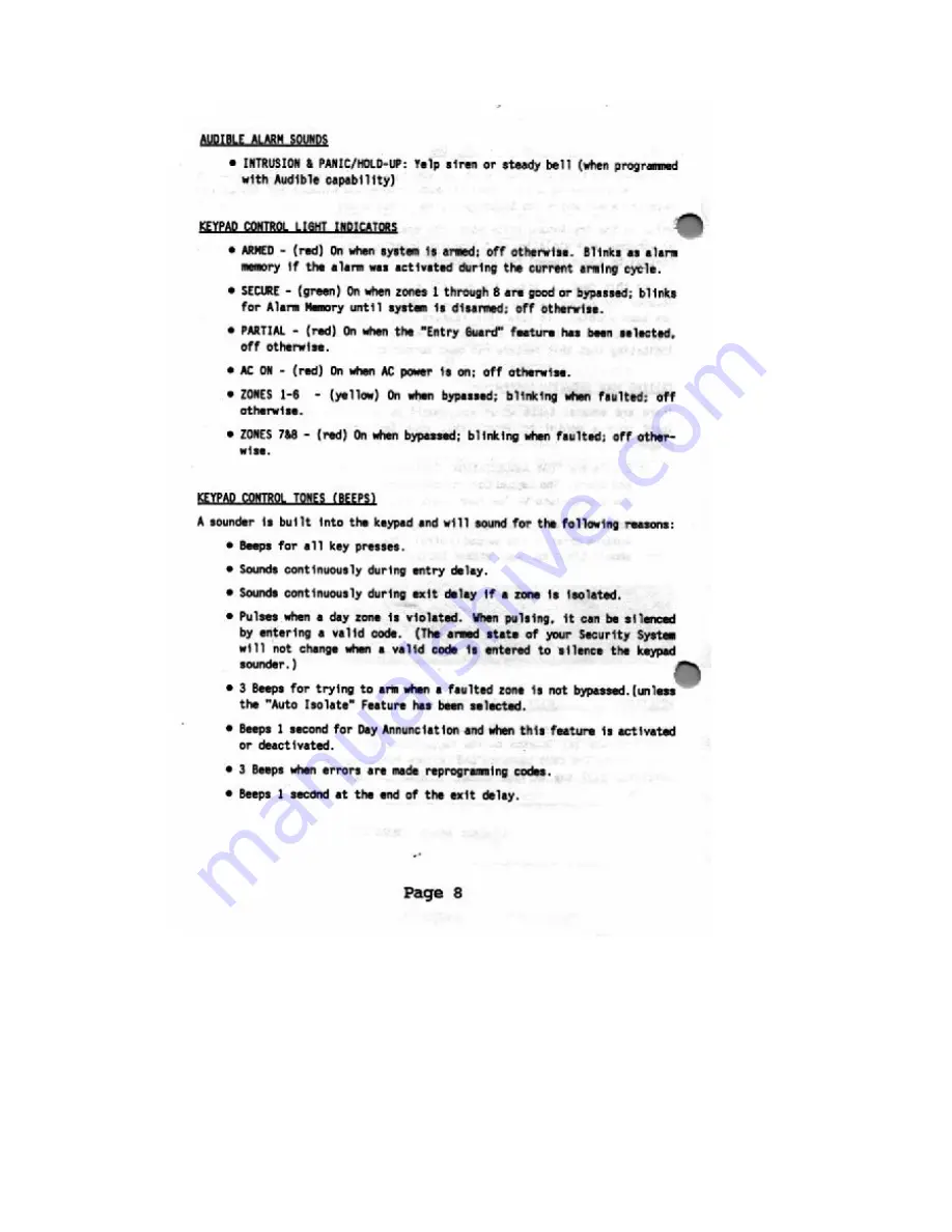 DAS 280 Operator'S Manual Download Page 9