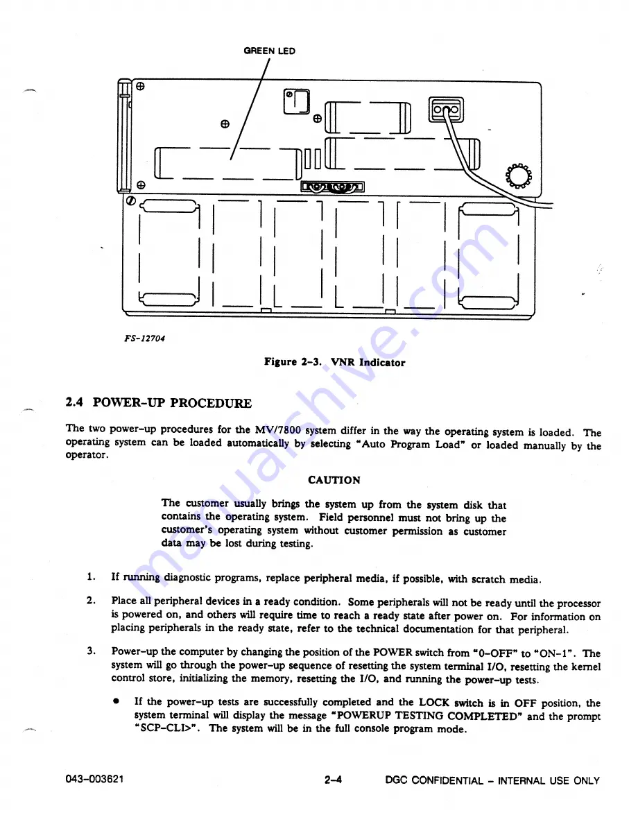 Data General Service 8883 Product Information Package Download Page 28