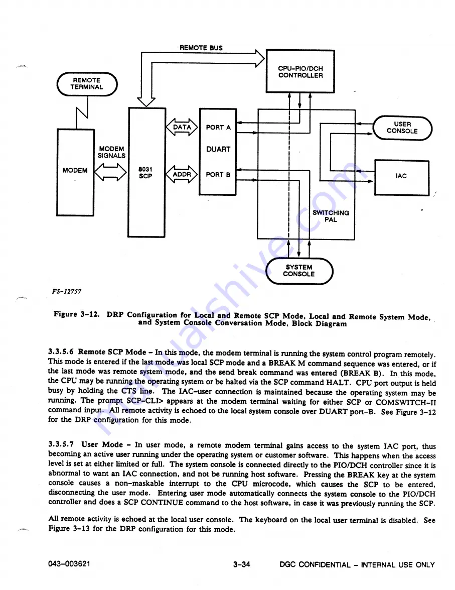 Data General Service 8883 Product Information Package Download Page 84