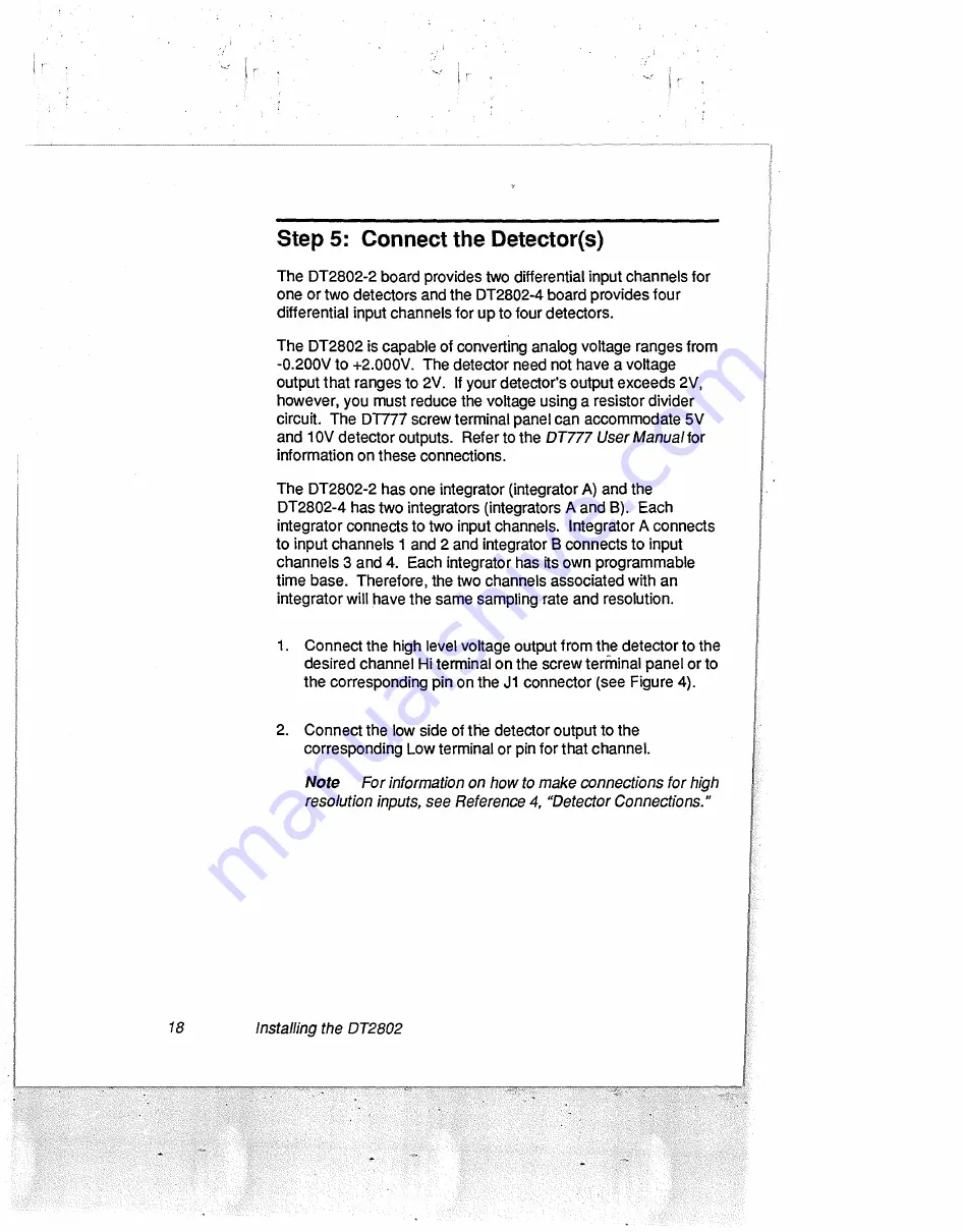 Data Translation DT2802 User Manual Download Page 39