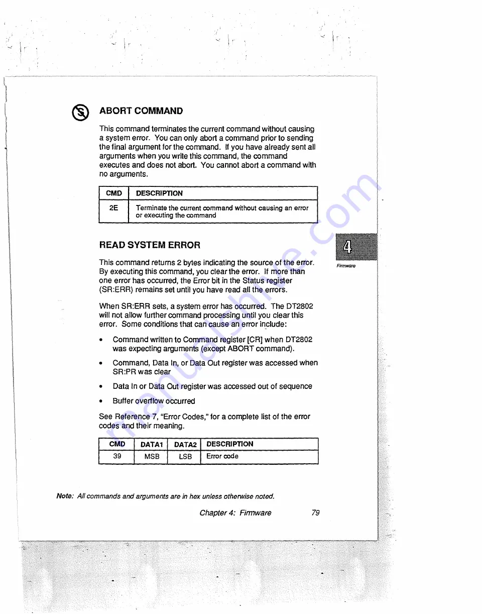 Data Translation DT2802 User Manual Download Page 100