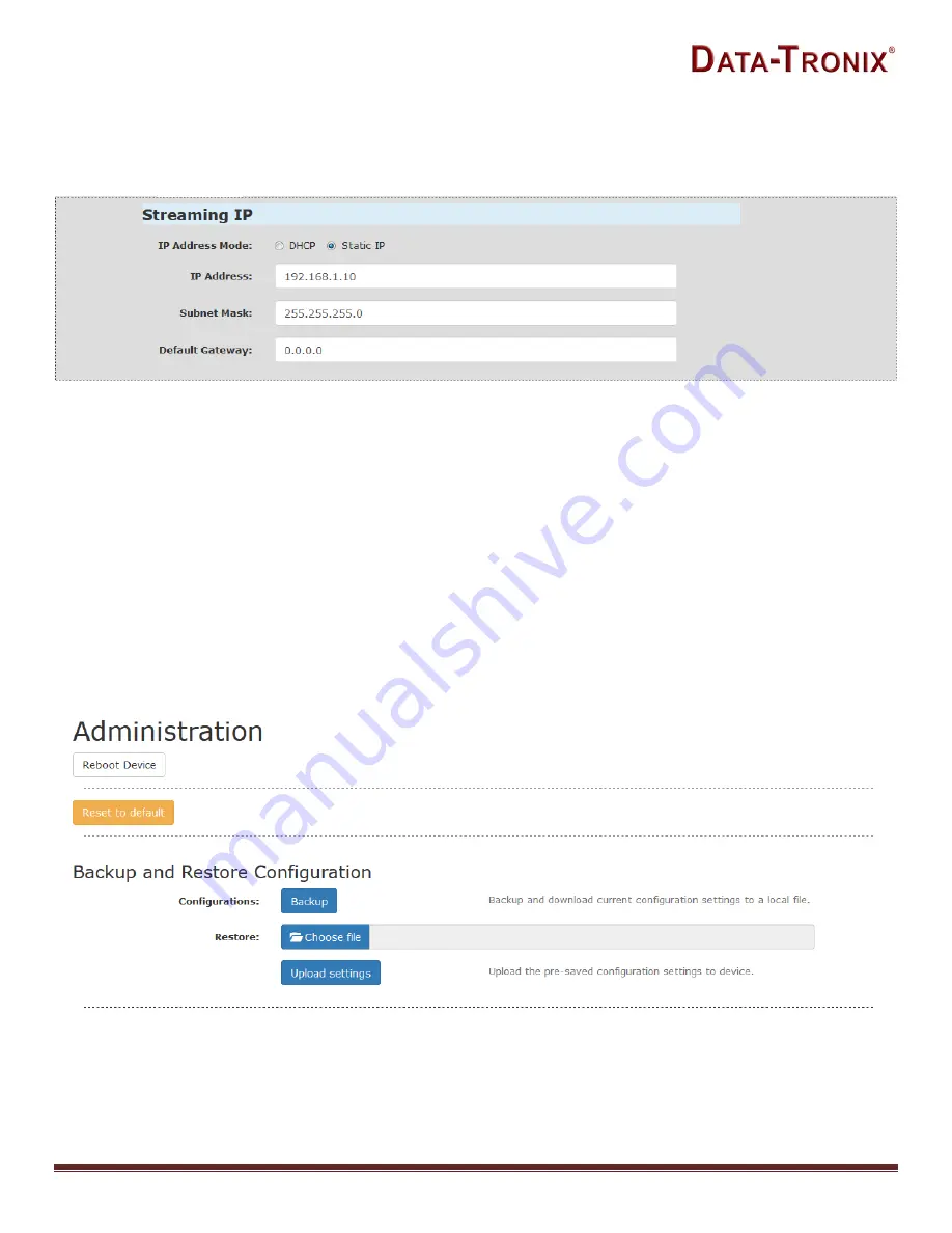 Data-Tronix DT-ATSC-IP-8 User Manual & Installation Manual Download Page 11