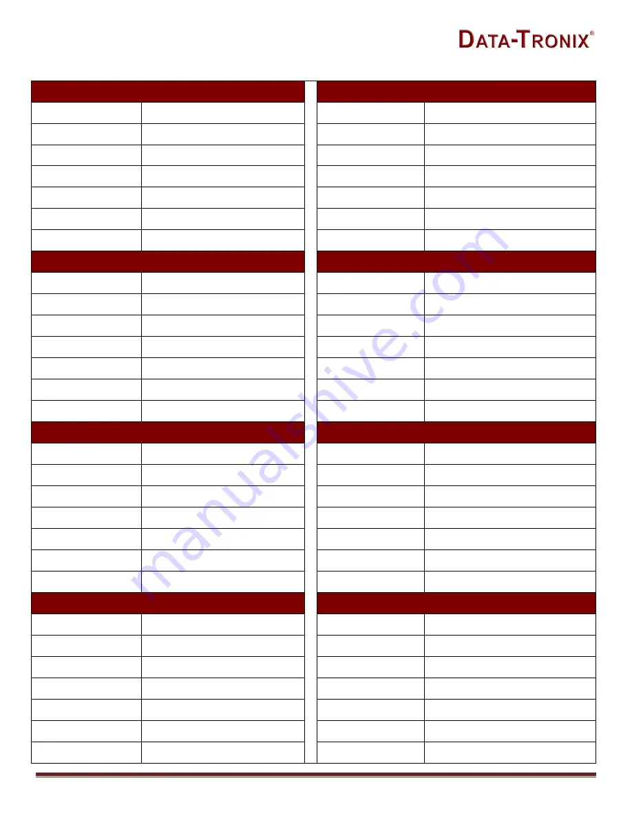 Data-Tronix DT-ATSC-IP-8 User Manual & Installation Manual Download Page 14