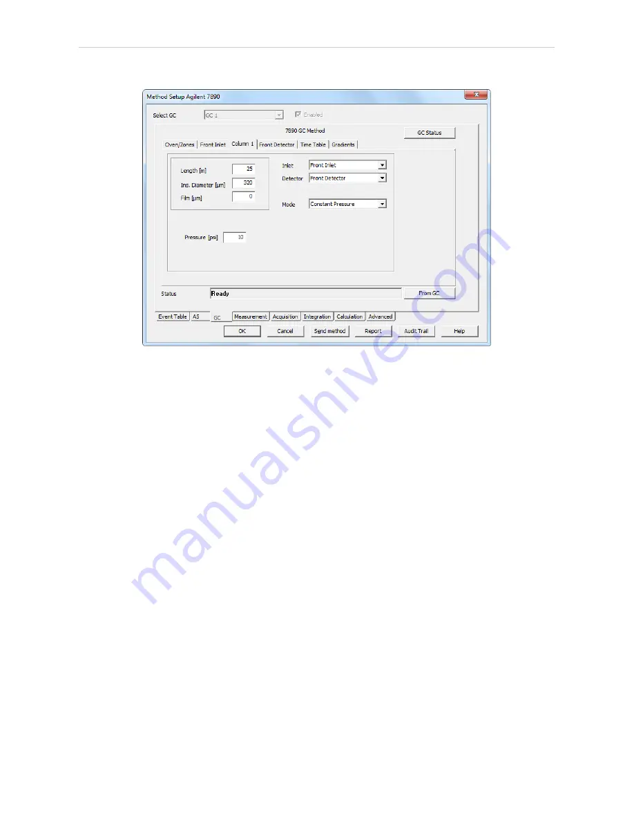 DataApex Agilent 7890 Manual Download Page 19