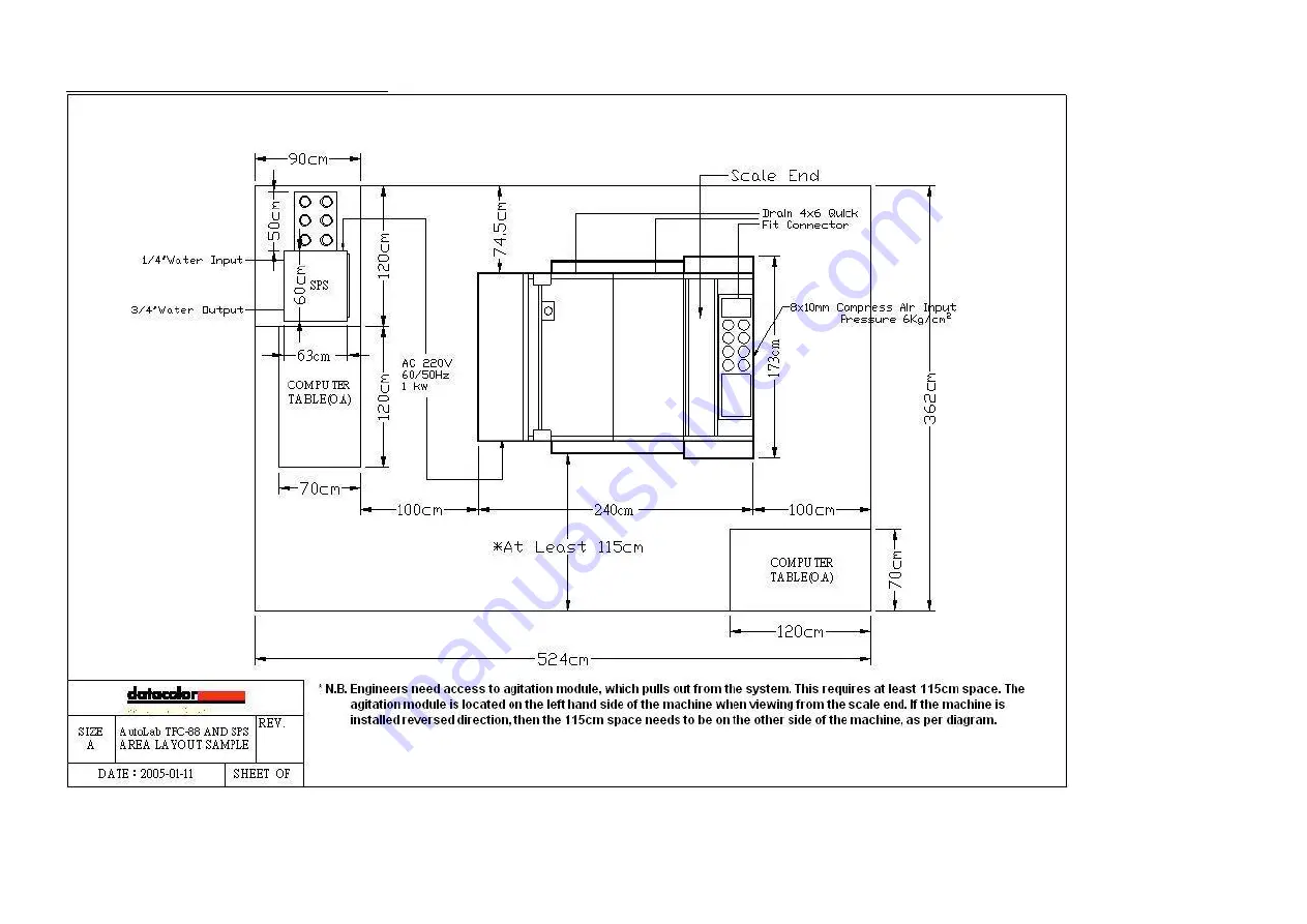 Datacolor AutoLab TF Series Скачать руководство пользователя страница 11