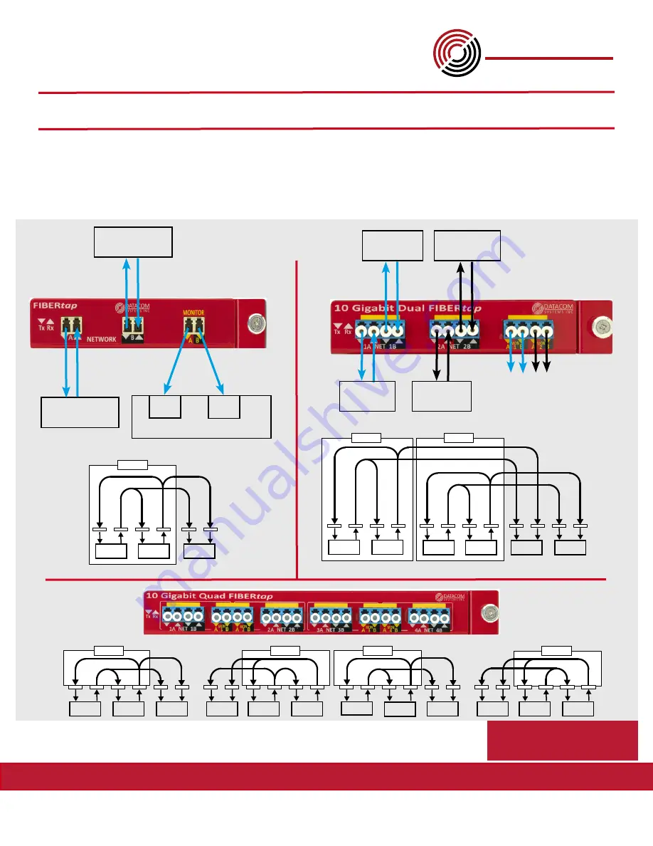 Datacom Systems Tap Series Скачать руководство пользователя страница 1