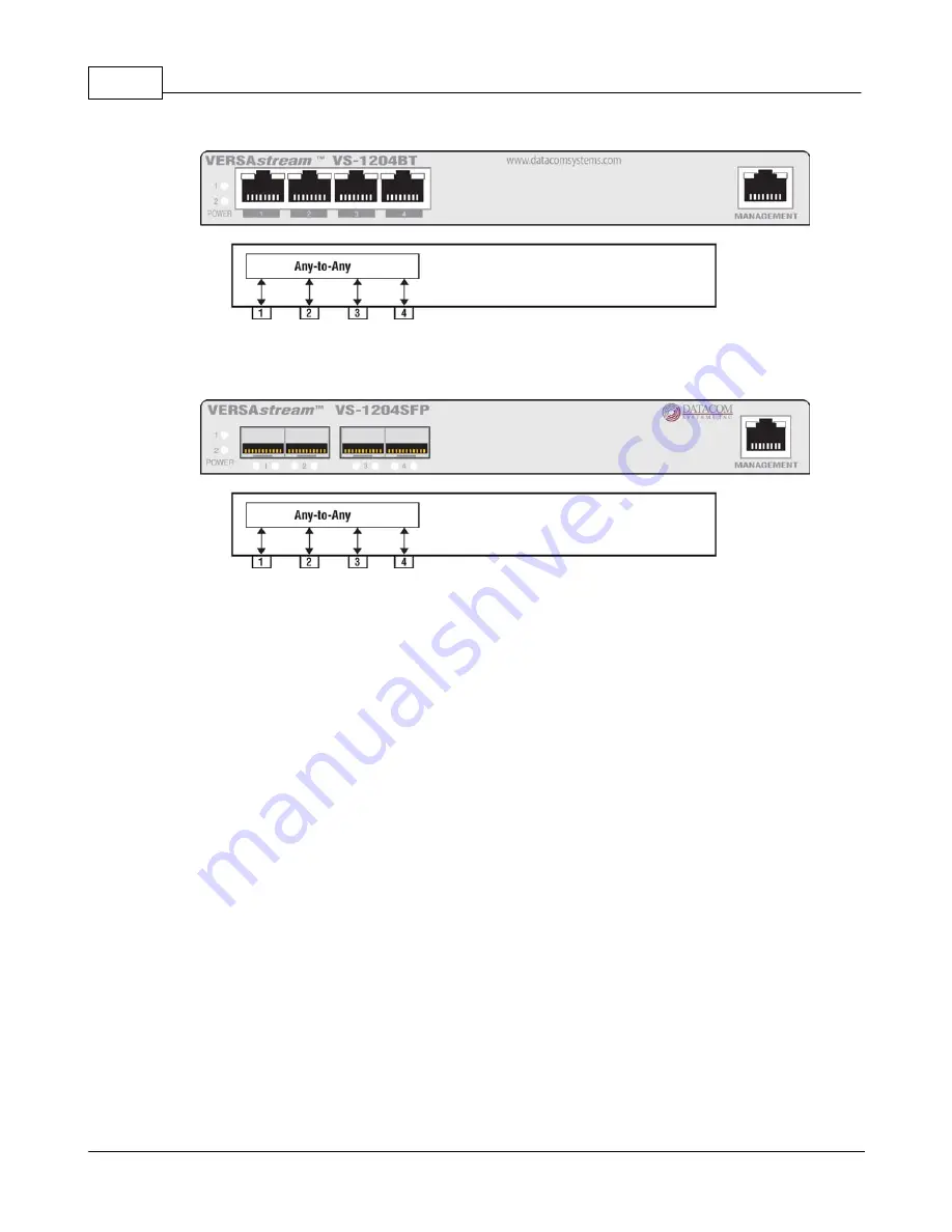 Datacom Systems VS-1200 Series Скачать руководство пользователя страница 46