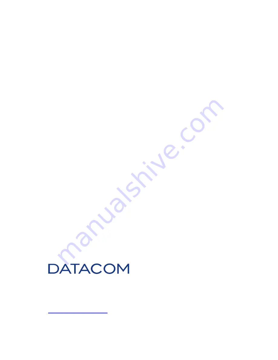 Datacom DM991C Скачать руководство пользователя страница 89