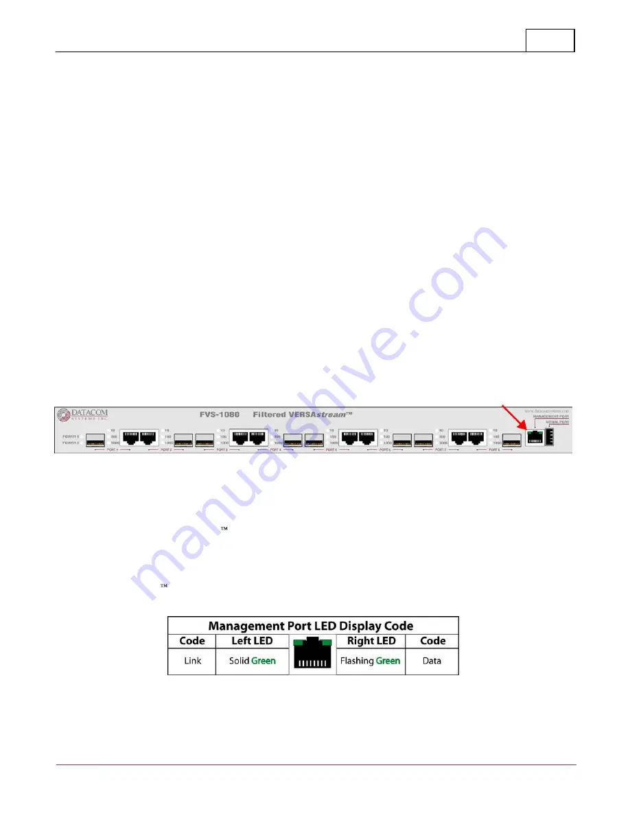 Datacom FVS-1044 Скачать руководство пользователя страница 21