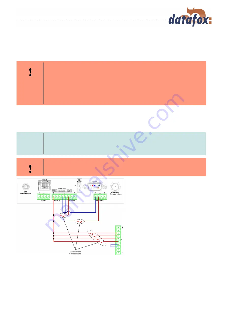 Datafox ZK-MasterIV Manual Download Page 22