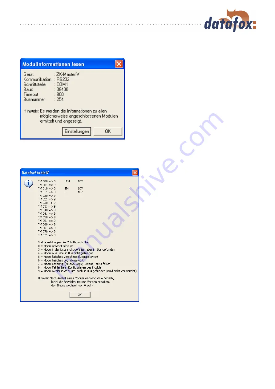 Datafox ZK-MasterIV Manual Download Page 110