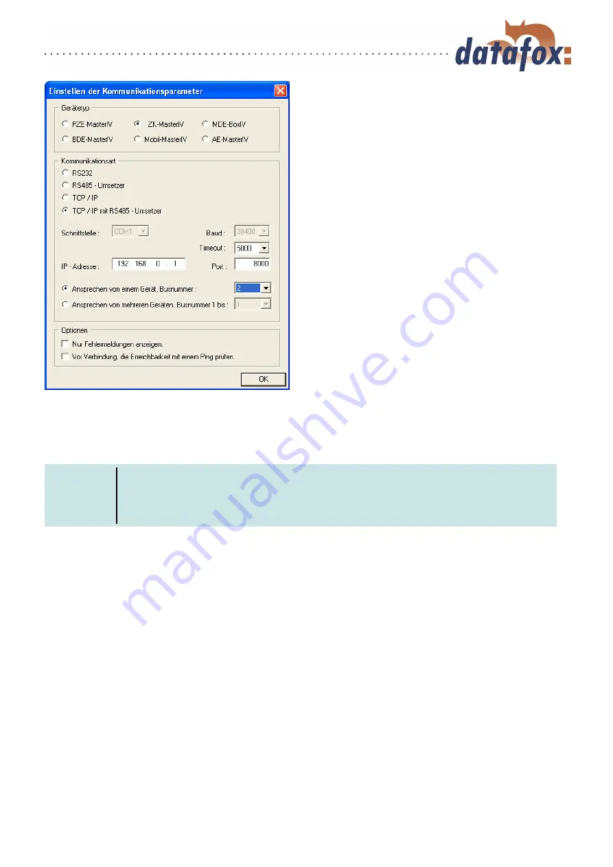 Datafox ZK-MasterIV Manual Download Page 119