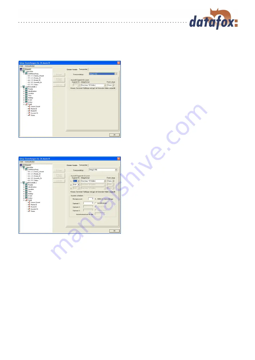 Datafox ZK-MasterIV Manual Download Page 128