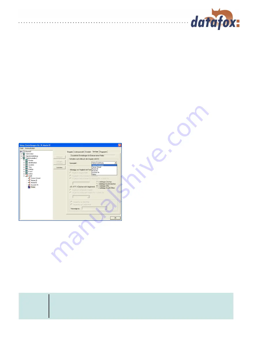 Datafox ZK-MasterIV Manual Download Page 143