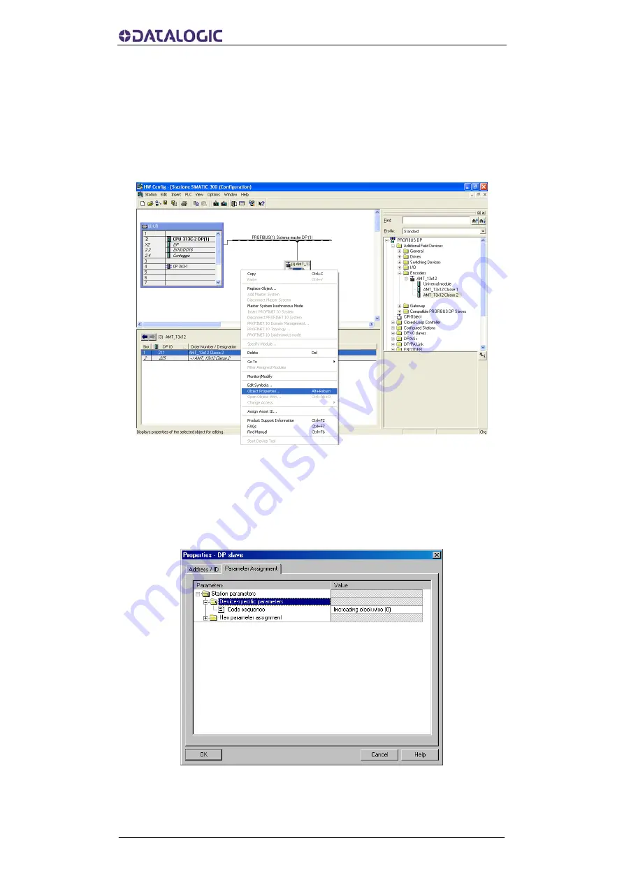 Datalogic AMT58-PB Series Instruction Manual Download Page 23