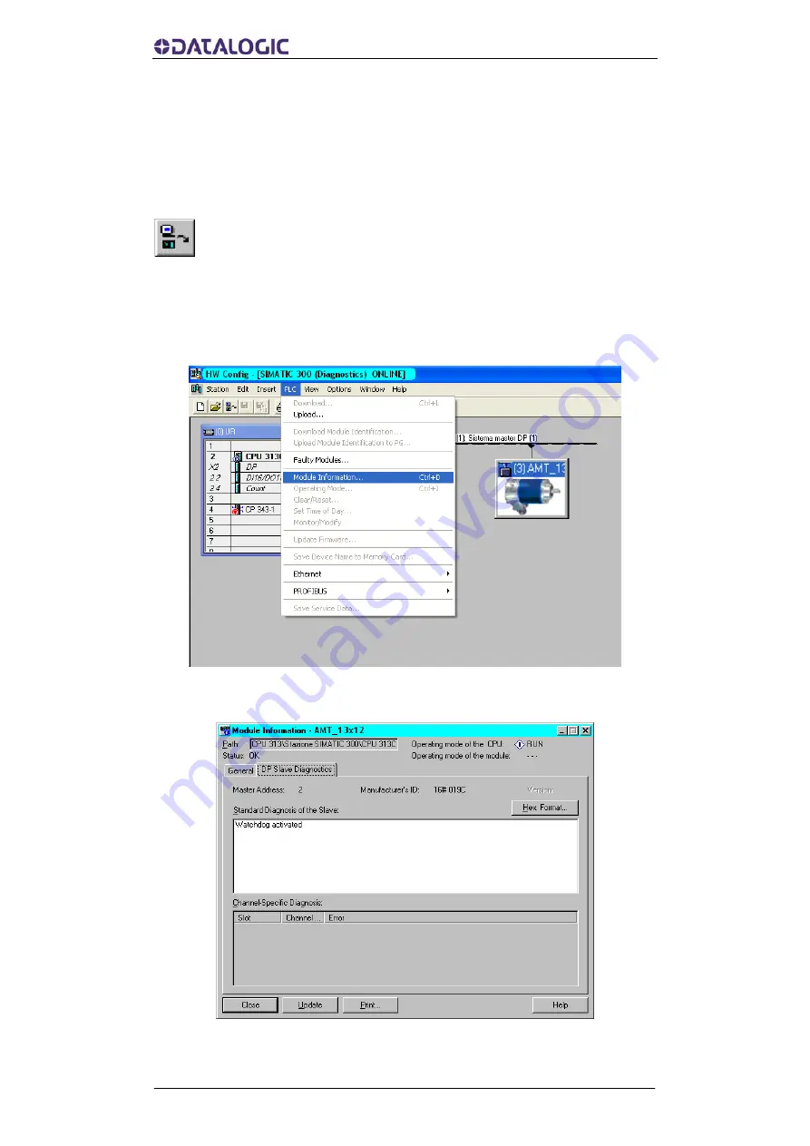 Datalogic AMT58-PB Series Instruction Manual Download Page 31