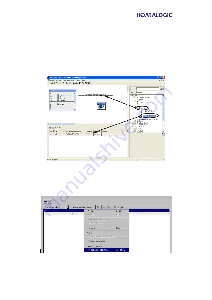 Datalogic AMT58-PB Series Instruction Manual Download Page 69