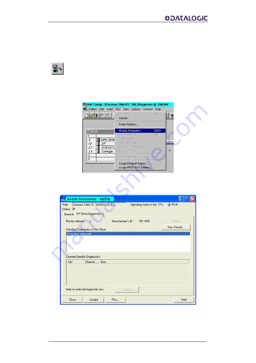 Datalogic AMT58-PB Series Instruction Manual Download Page 71