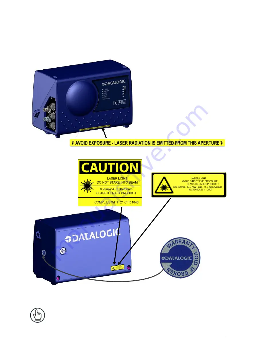 Datalogic DM3610 Reference Manual Download Page 8