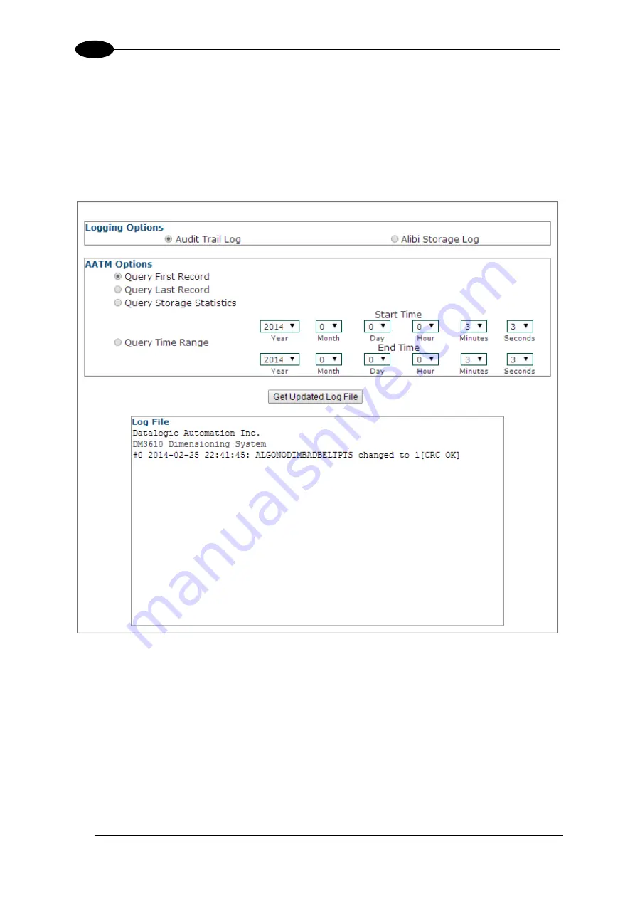 Datalogic DM3610 Reference Manual Download Page 112