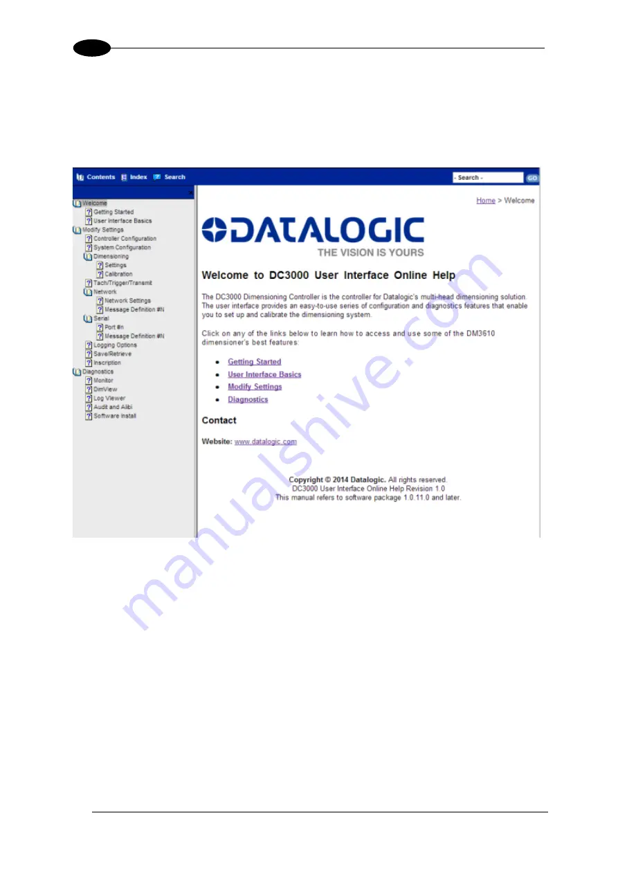 Datalogic DM3610 Reference Manual Download Page 116