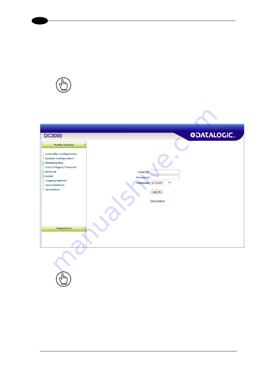 Datalogic DM3610 Reference Manual Download Page 124