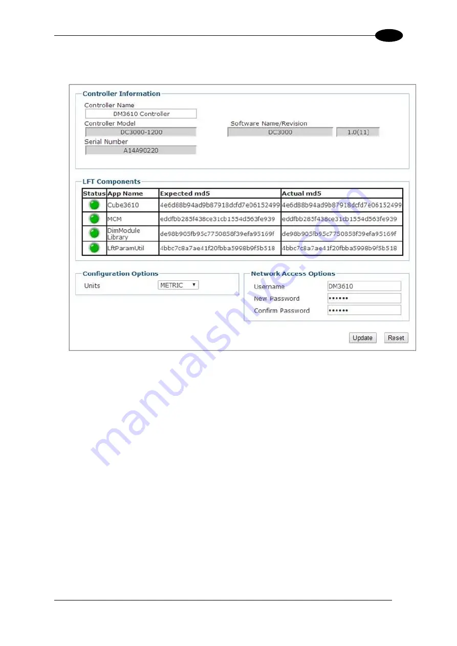 Datalogic DM3610 Reference Manual Download Page 125