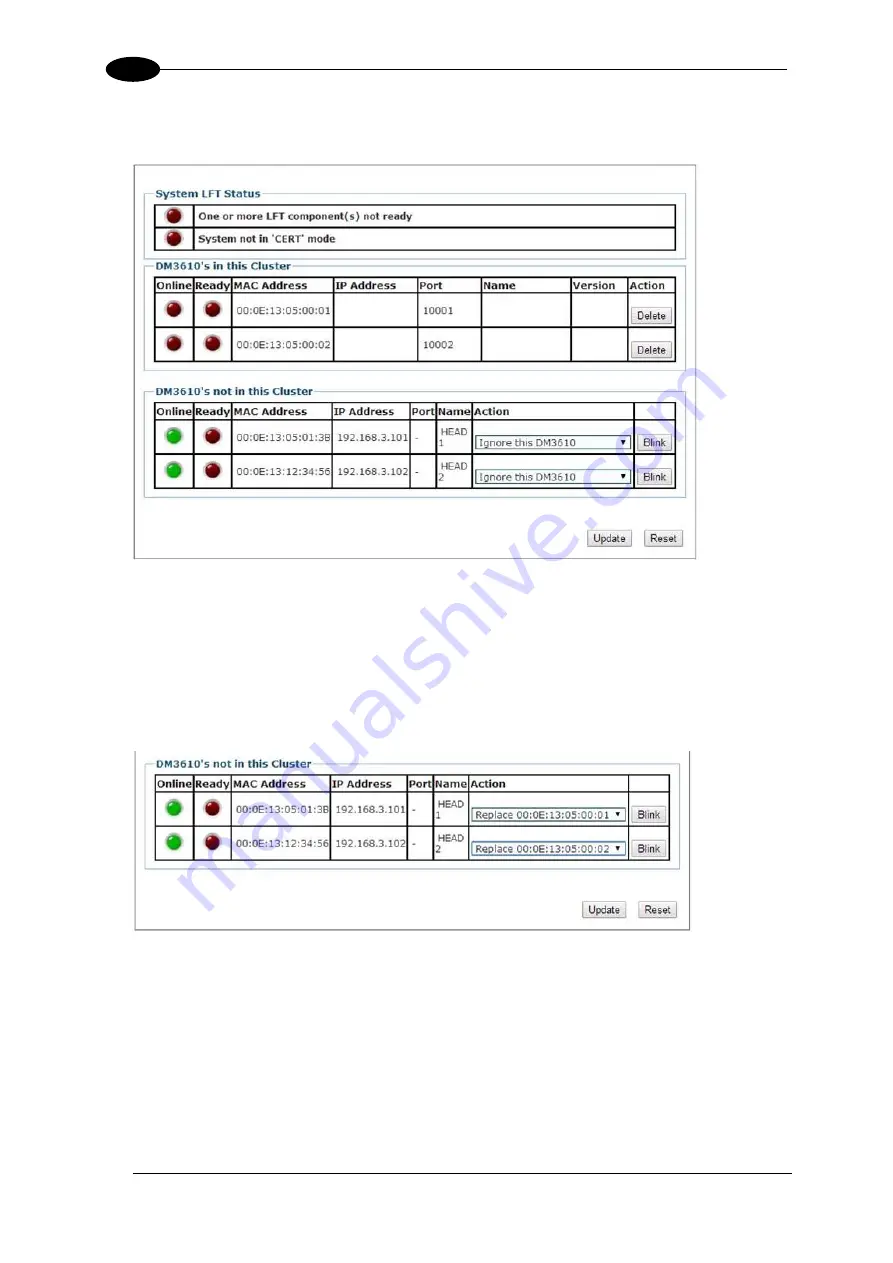 Datalogic DM3610 Reference Manual Download Page 126