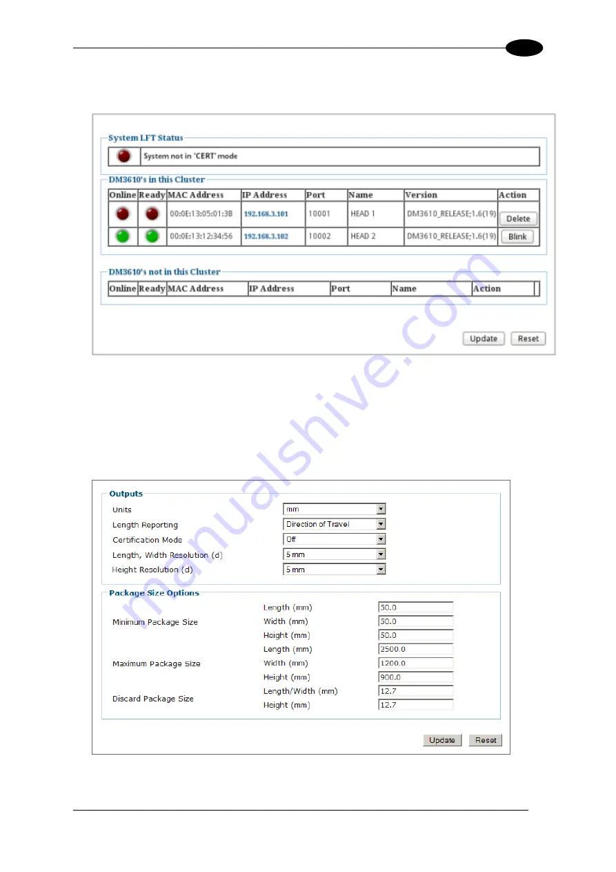 Datalogic DM3610 Reference Manual Download Page 127