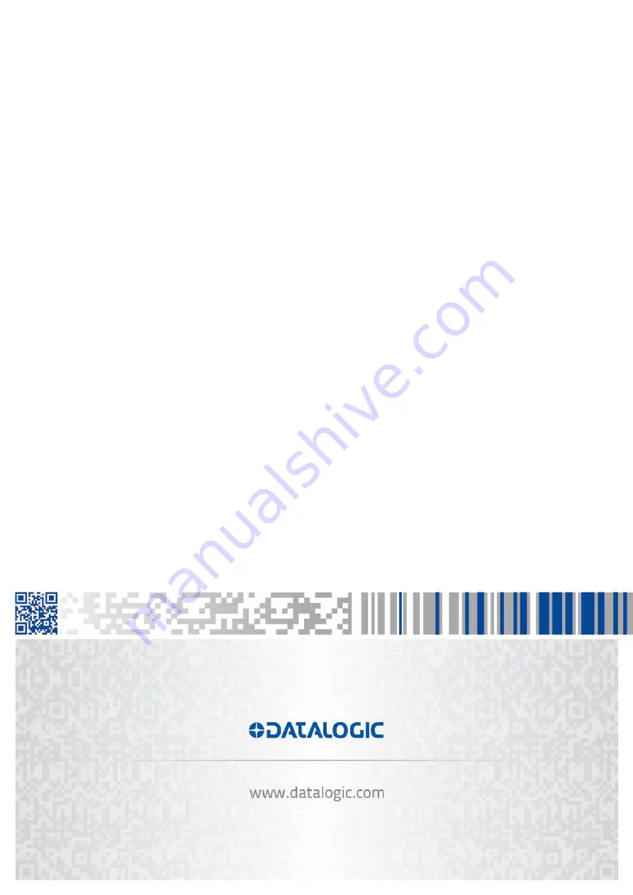 Datalogic DM3610 Reference Manual Download Page 156