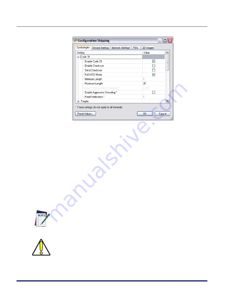 Datalogic Falcon Management Utility User Manual Download Page 42