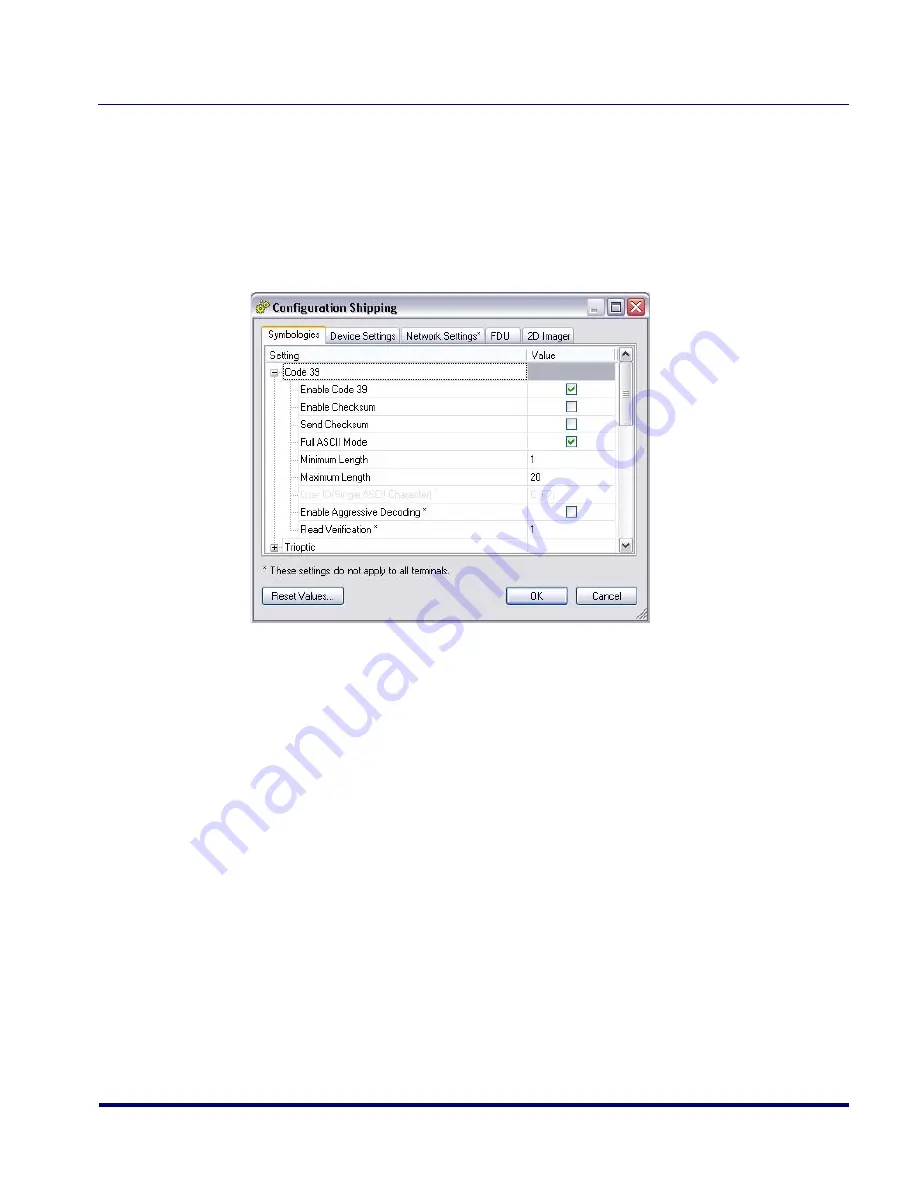 Datalogic Falcon Management Utility User Manual Download Page 55