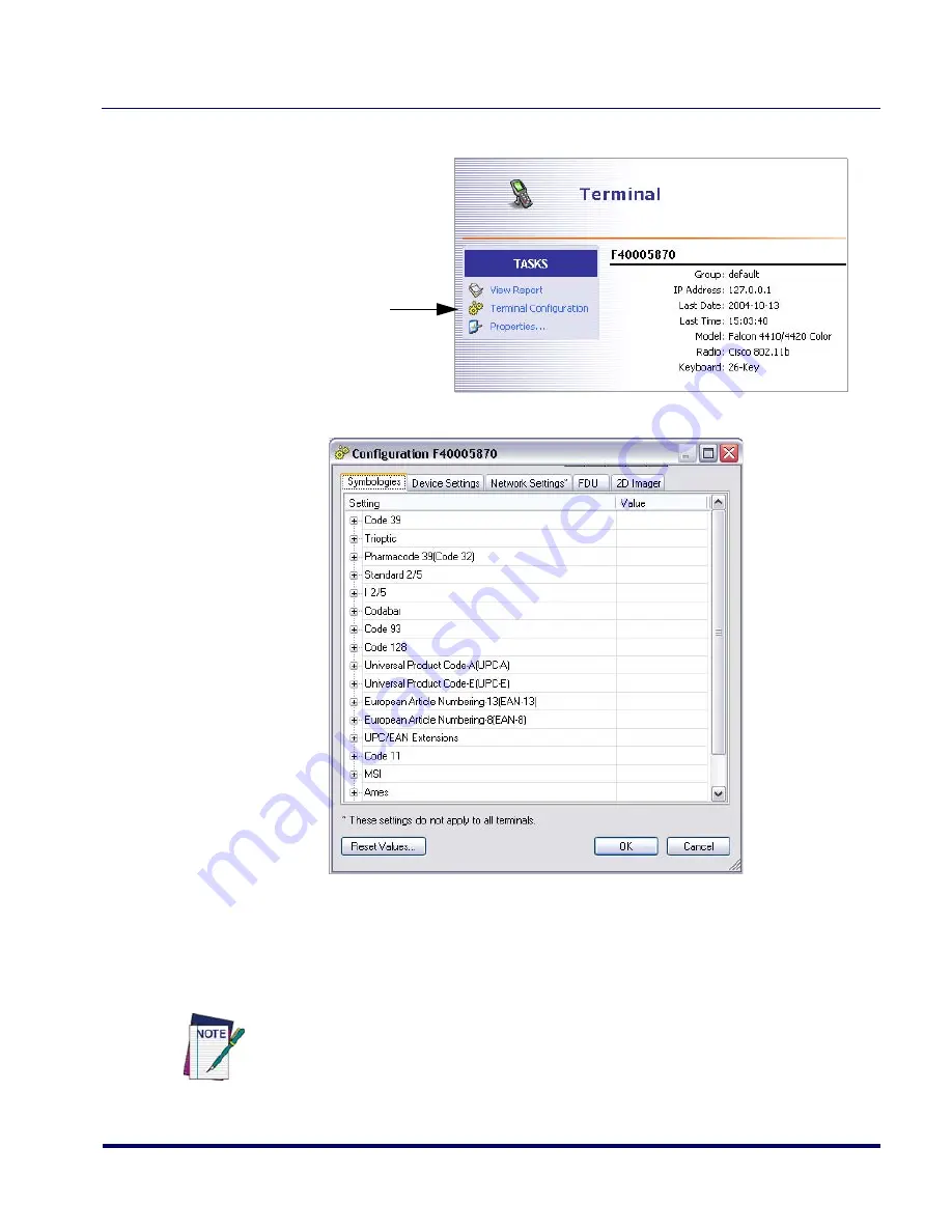 Datalogic Falcon Management Utility User Manual Download Page 69