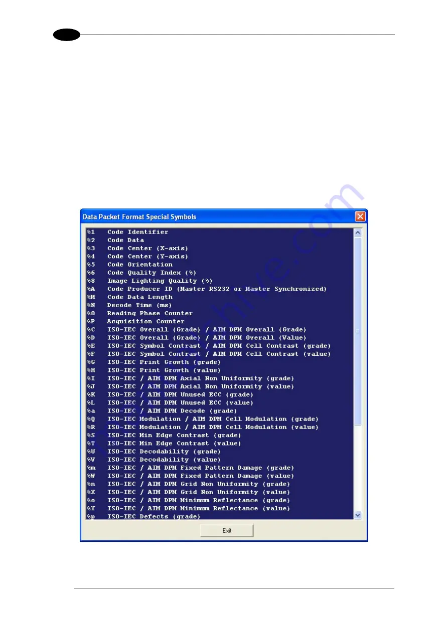 Datalogic Matrix 400 Manual Download Page 76