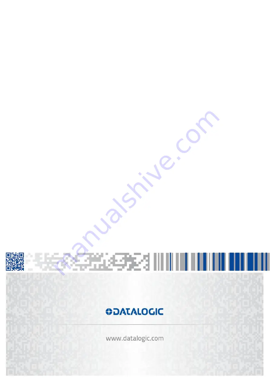 Datalogic SG2 BASE Series Original Instructions Manual Download Page 96