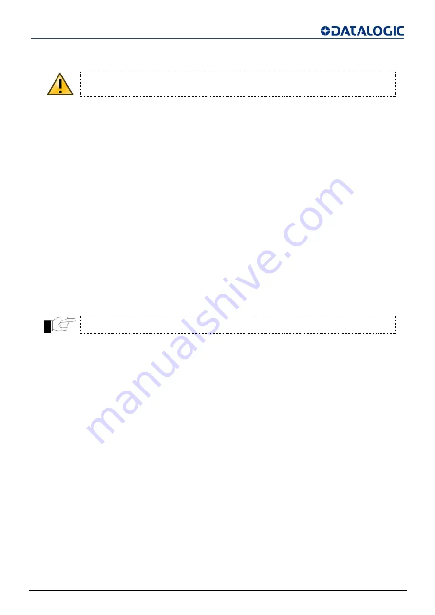 Datalogic SG4-14-015-OO-E Instruction Manual Download Page 16