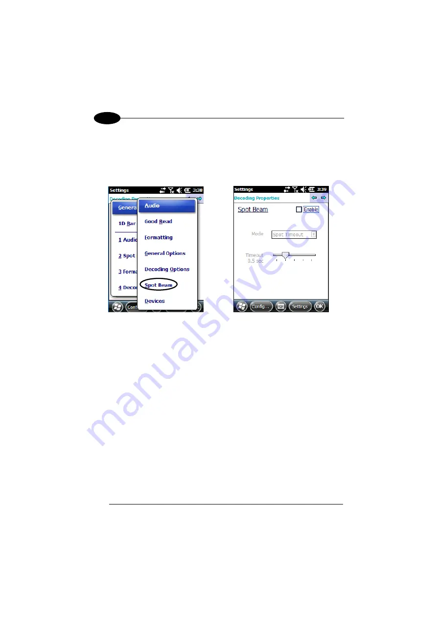 Datalogic Skorpio X3 User Manual Download Page 58