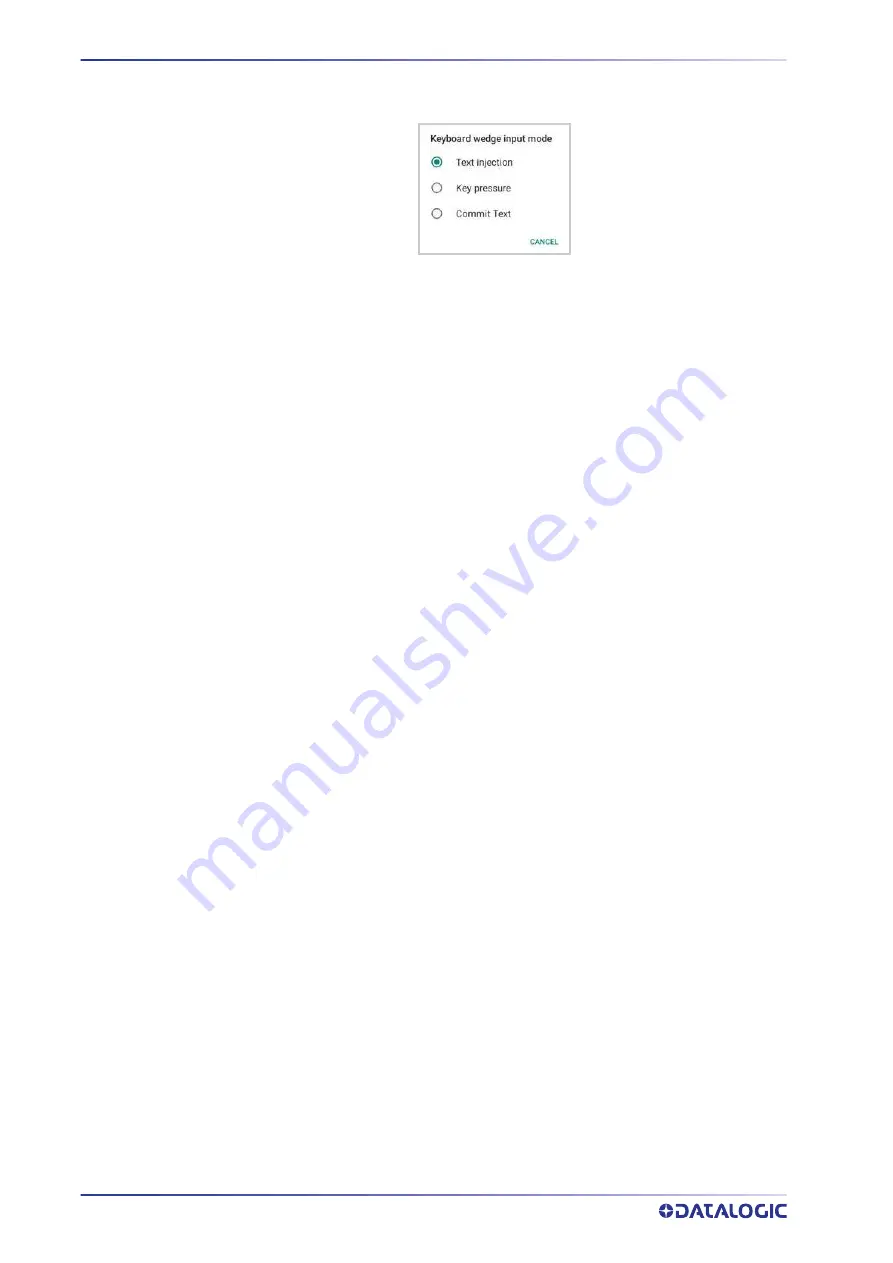 Datalogic Skorpio X5 User Manual Download Page 54