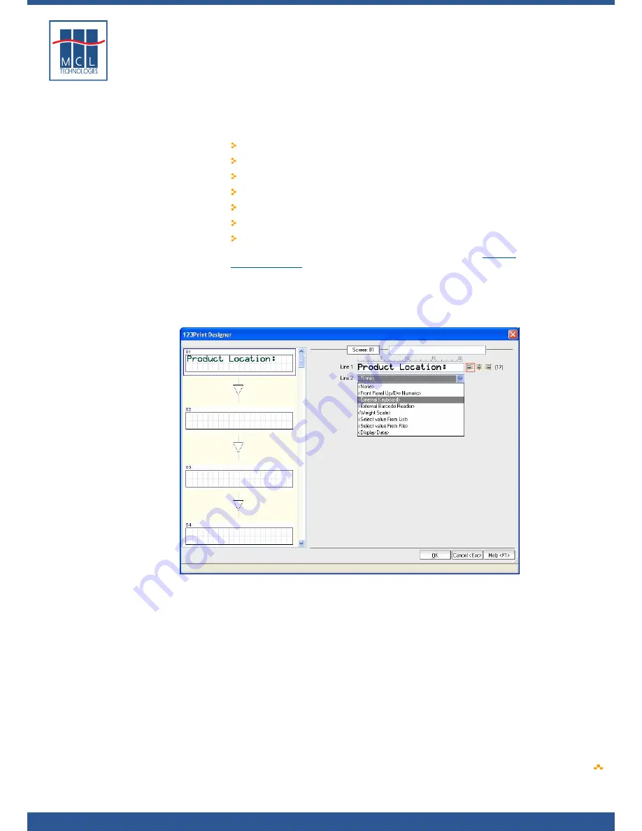 Datamax 123 Print v1.1 User Manual Download Page 58