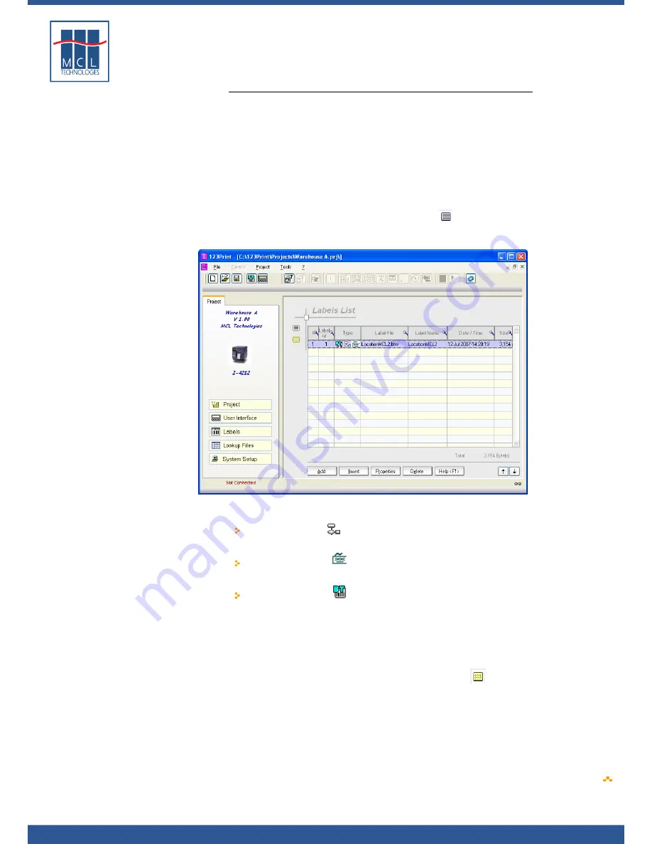 Datamax 123 Print v1.1 User Manual Download Page 87