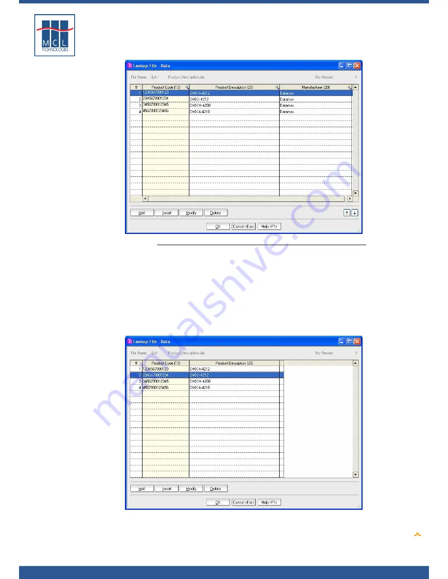 Datamax 123 Print v1.1 User Manual Download Page 105