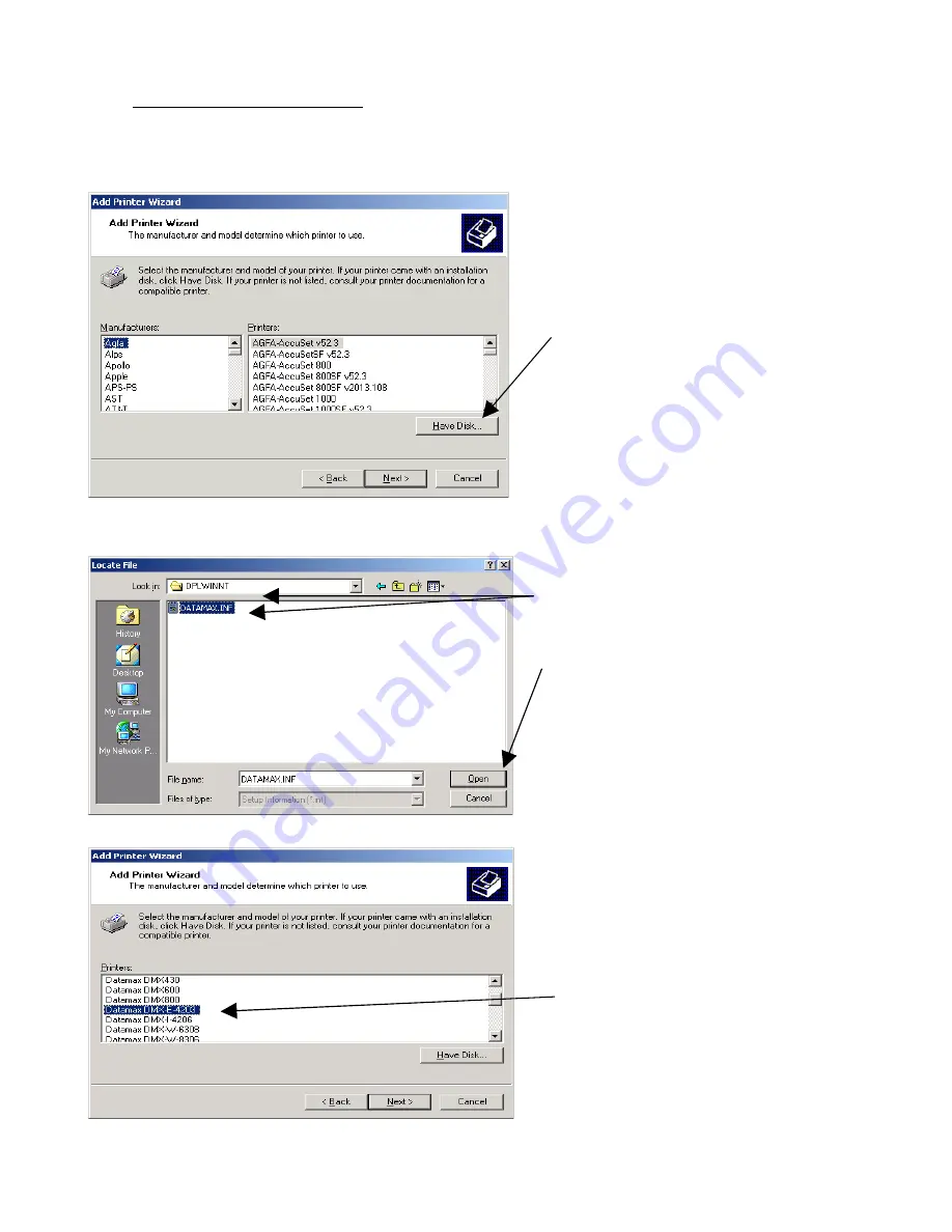 Datamax E-4205e User Manual Download Page 2